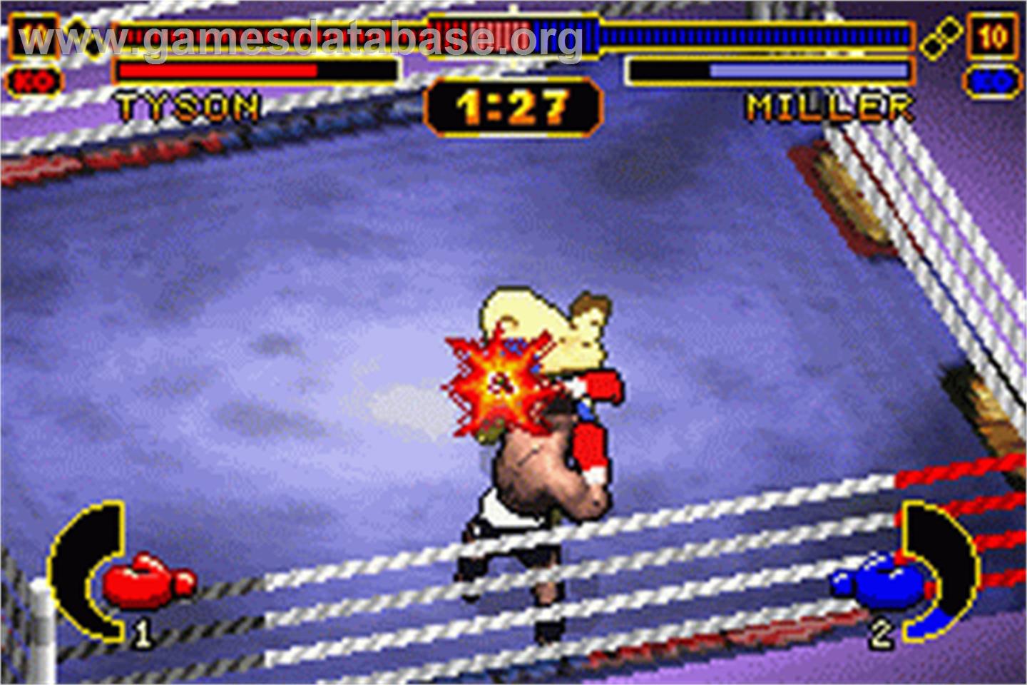 Mike Tyson Boxing - Nintendo Game Boy Advance - Artwork - In Game