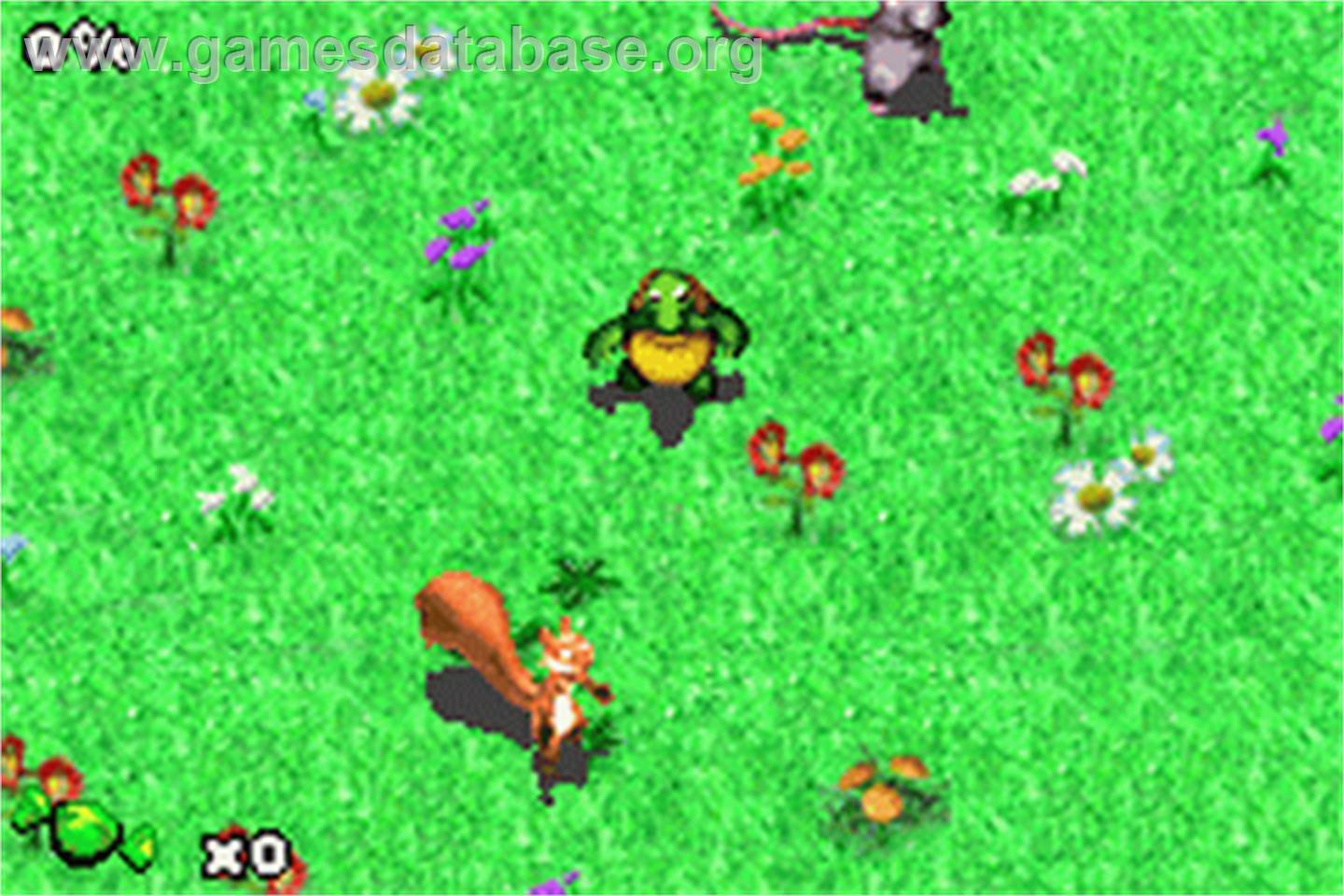 Over The Hedge - Nintendo Game Boy Advance - Artwork - In Game