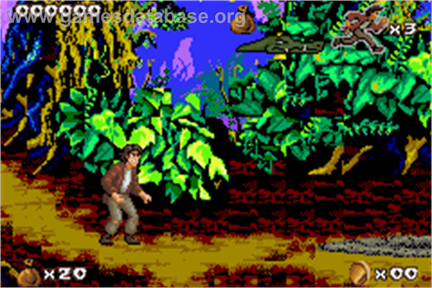 Pitfall - The Mayan Adventure - Nintendo Game Boy Advance - Artwork - In Game