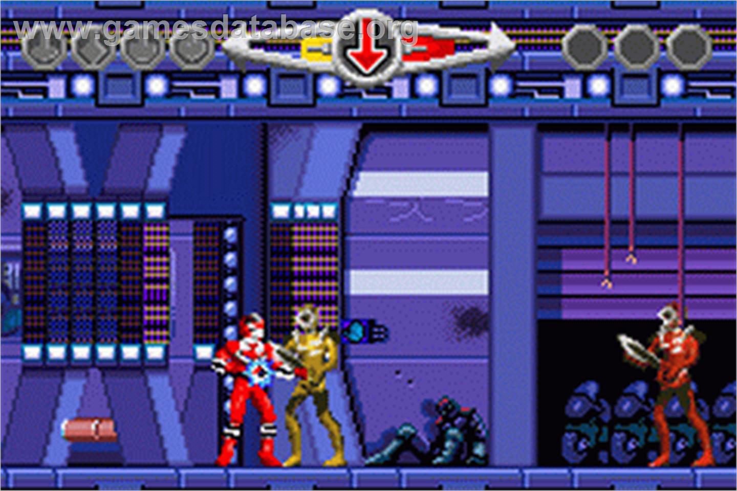 Power Rangers: Time Force - Nintendo Game Boy Advance - Artwork - In Game