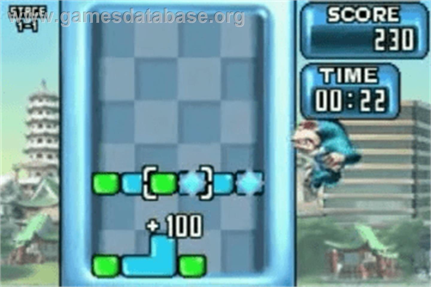 Rampage Puzzle Attack - Nintendo Game Boy Advance - Artwork - In Game