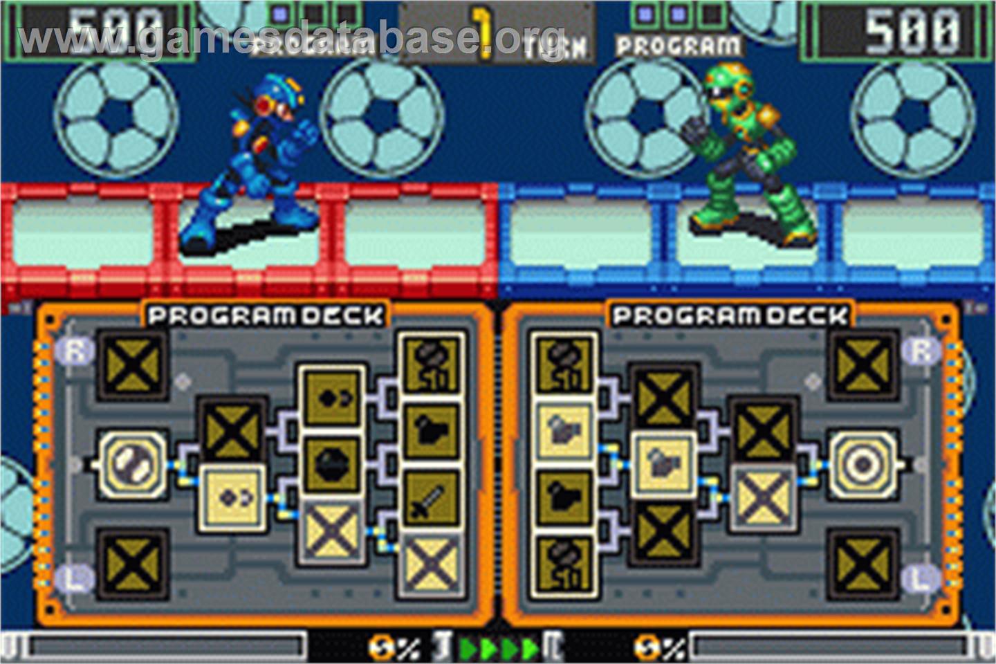 Rockman EXE 4.5 Real Operation Battle Chip Gate Pack - Nintendo Game Boy Advance - Artwork - In Game