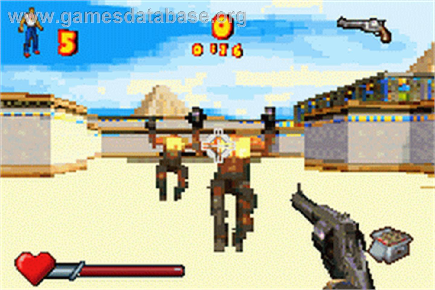 Serious Sam - Nintendo Game Boy Advance - Artwork - In Game