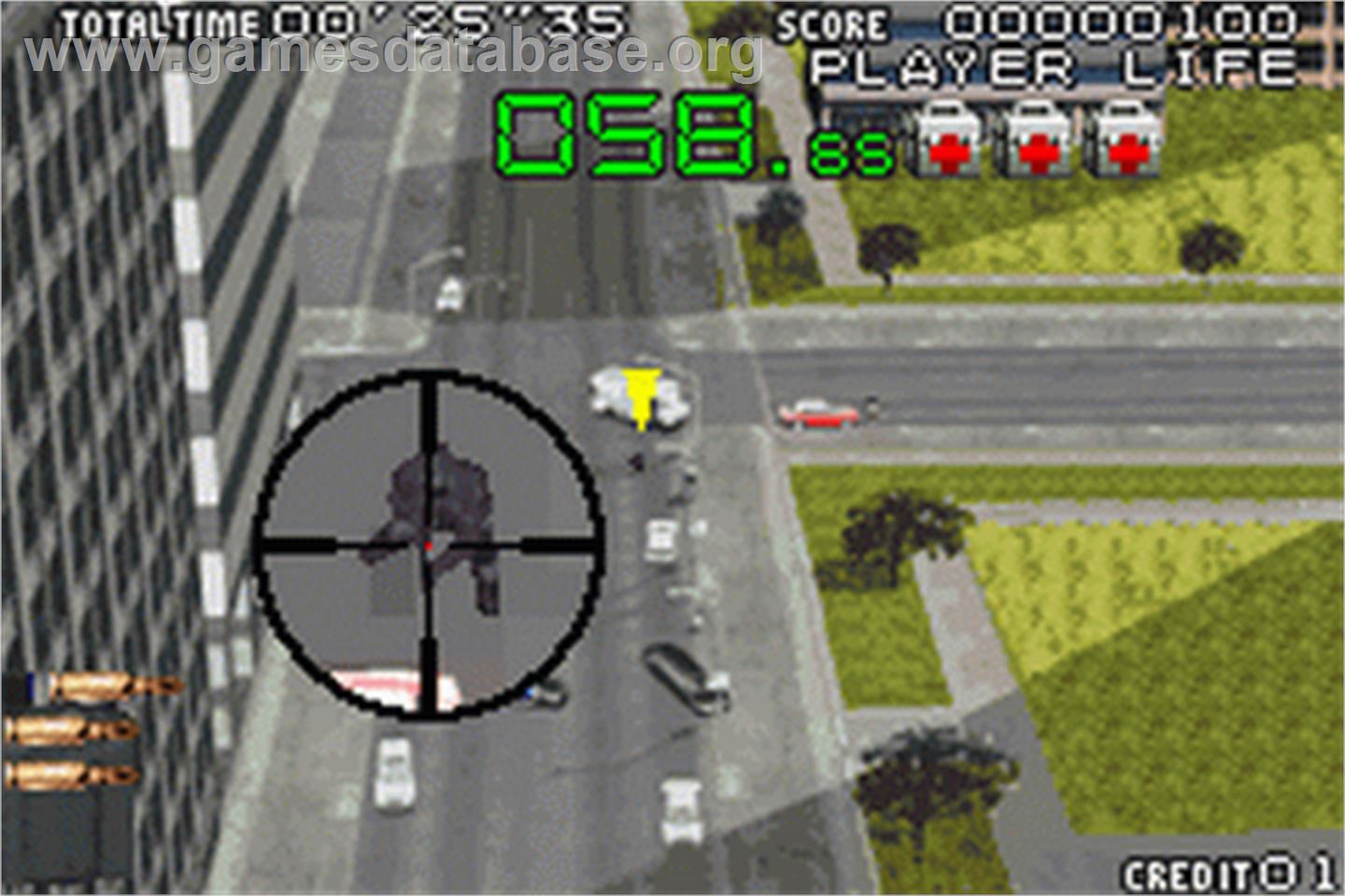 Silent Scope - Nintendo Game Boy Advance - Artwork - In Game