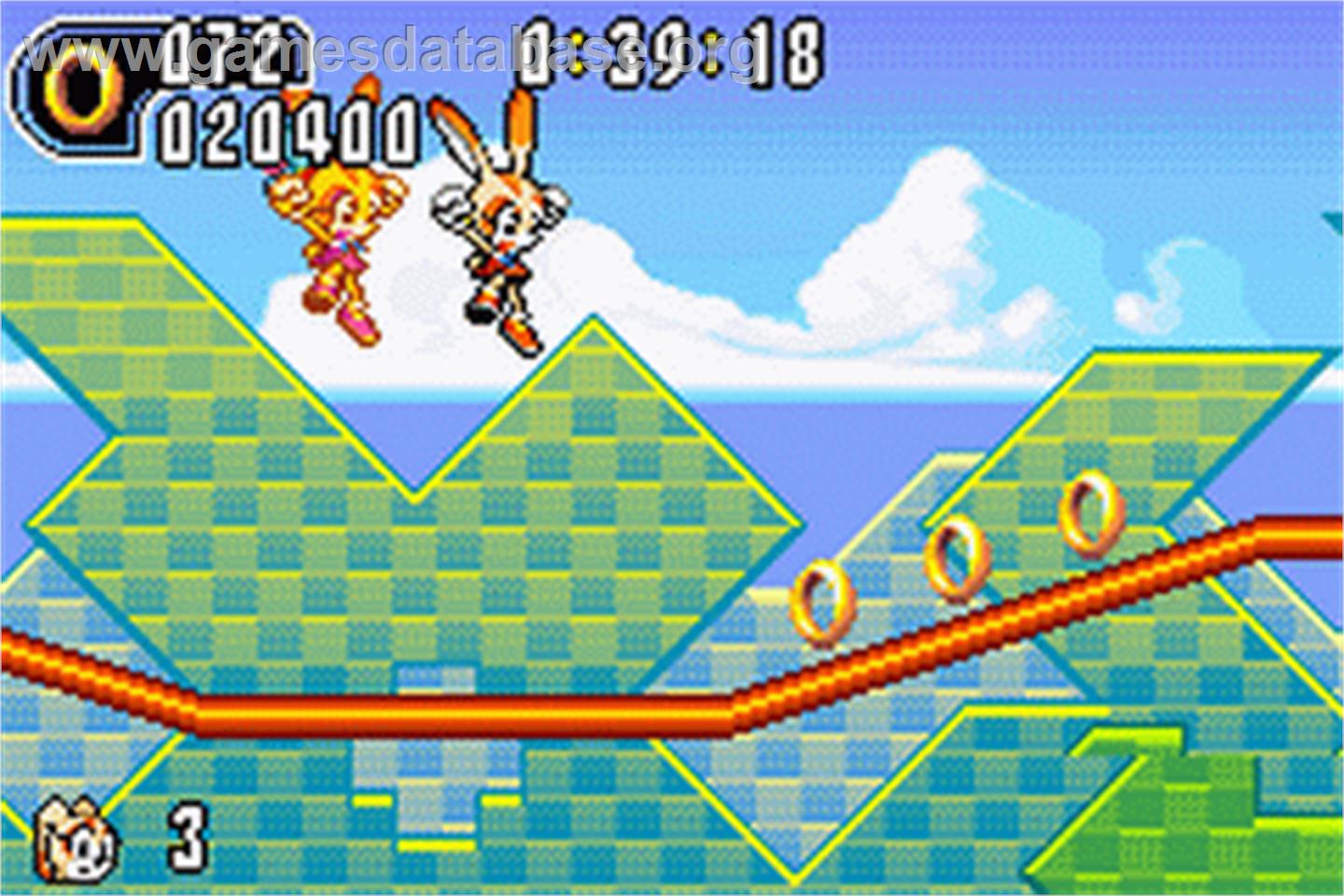 Sonic Advance 2 - Nintendo Game Boy Advance - Artwork - In Game