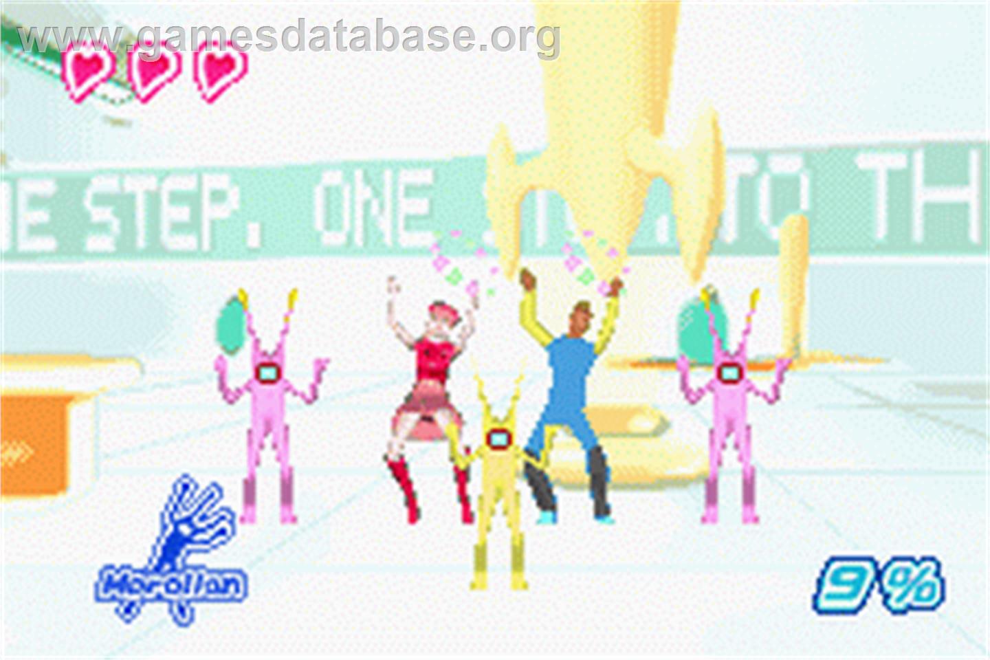 Space Channel 5 - Ulala's Cosmic Attack - Nintendo Game Boy Advance - Artwork - In Game