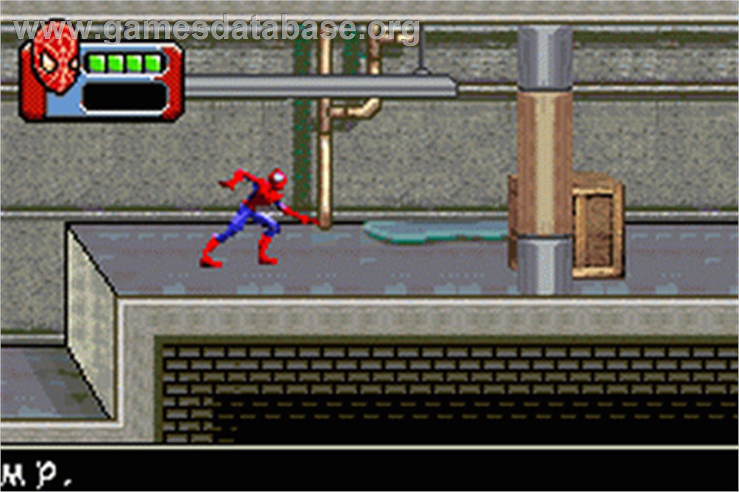 Spider-man 3 - Nintendo Game Boy Advance - Artwork - In Game