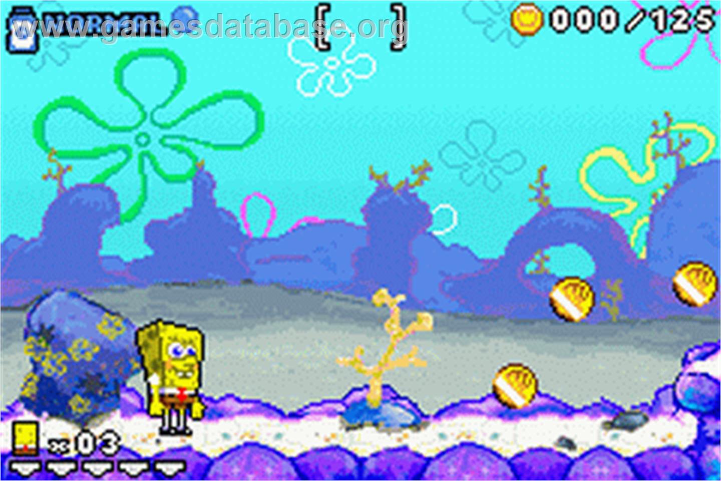 Spongebob Squarepants - Revenge Of The Flying Dutchman - Nintendo Game Boy Advance - Artwork - In Game