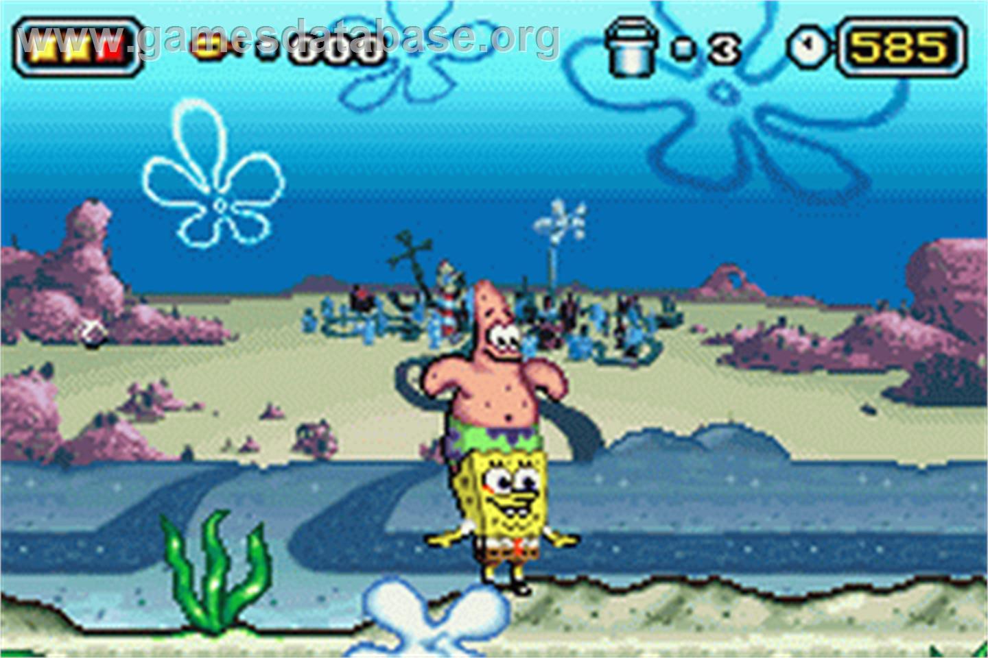 Spongebob Squarepants Movie, The - Nintendo Game Boy Advance - Artwork - In Game