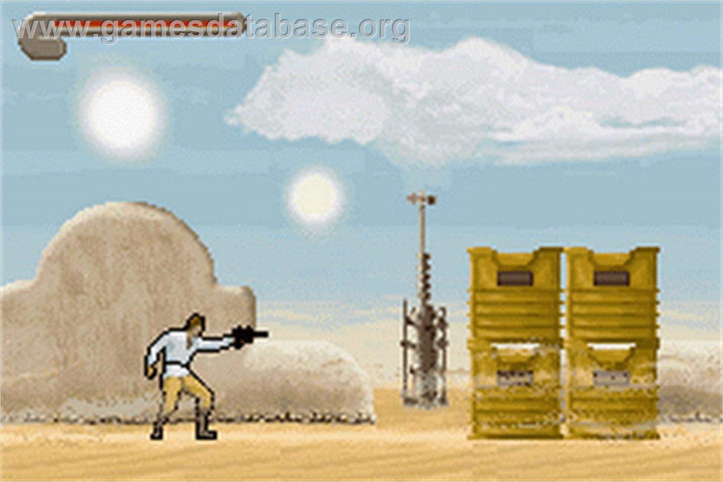 Star Wars Trilogy: Apprentice of the Force - Nintendo Game Boy Advance - Artwork - In Game