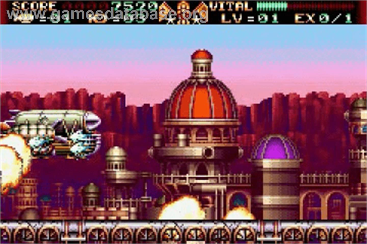Steel Empire - Nintendo Game Boy Advance - Artwork - In Game