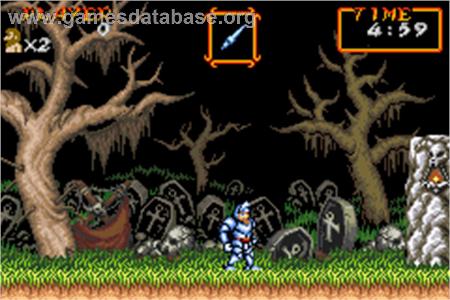 Super Ghouls 'N Ghosts - Nintendo Game Boy Advance - Artwork - In Game