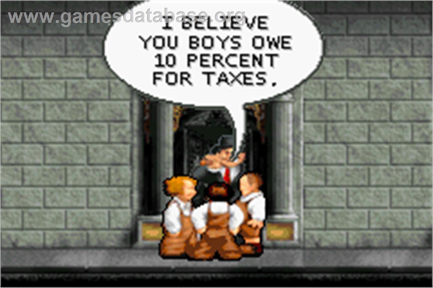 The Three Stooges - Nintendo Game Boy Advance - Artwork - In Game