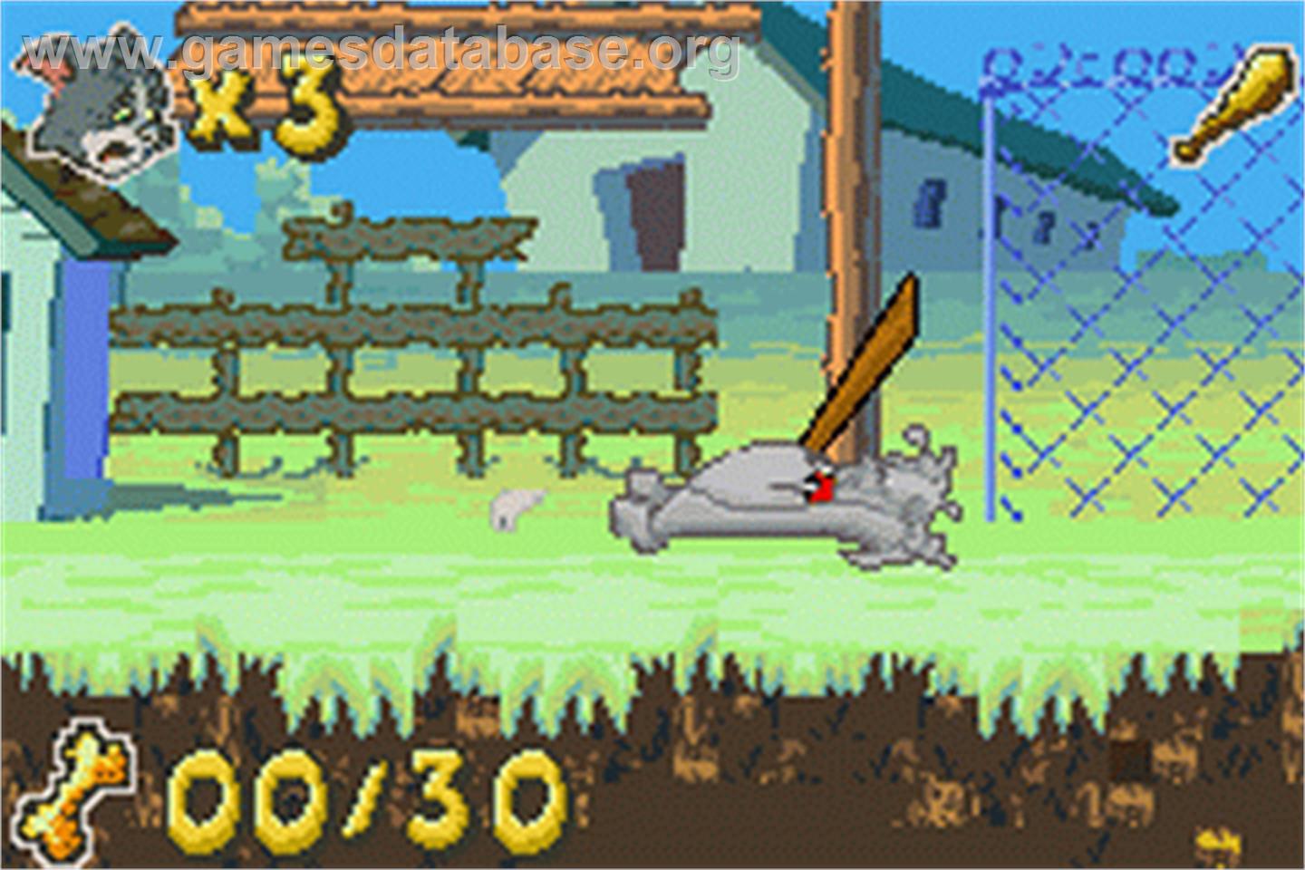 Tom And Jerry In Infurnal Escape - Nintendo Game Boy Advance - Artwork - In Game