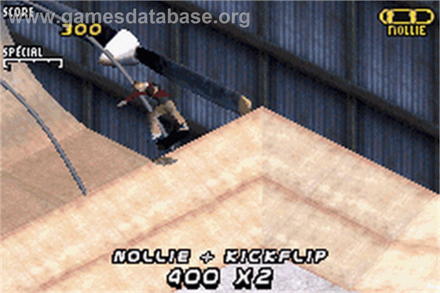 Tony Hawk's Pro Skater 2 - Nintendo Game Boy Advance - Artwork - In Game