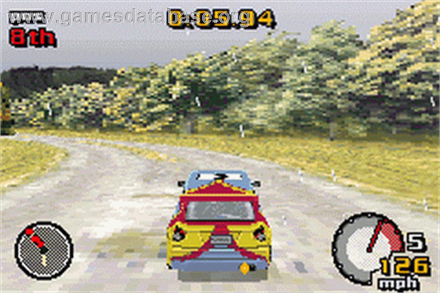 Top Gear Rally - Nintendo Game Boy Advance - Artwork - In Game