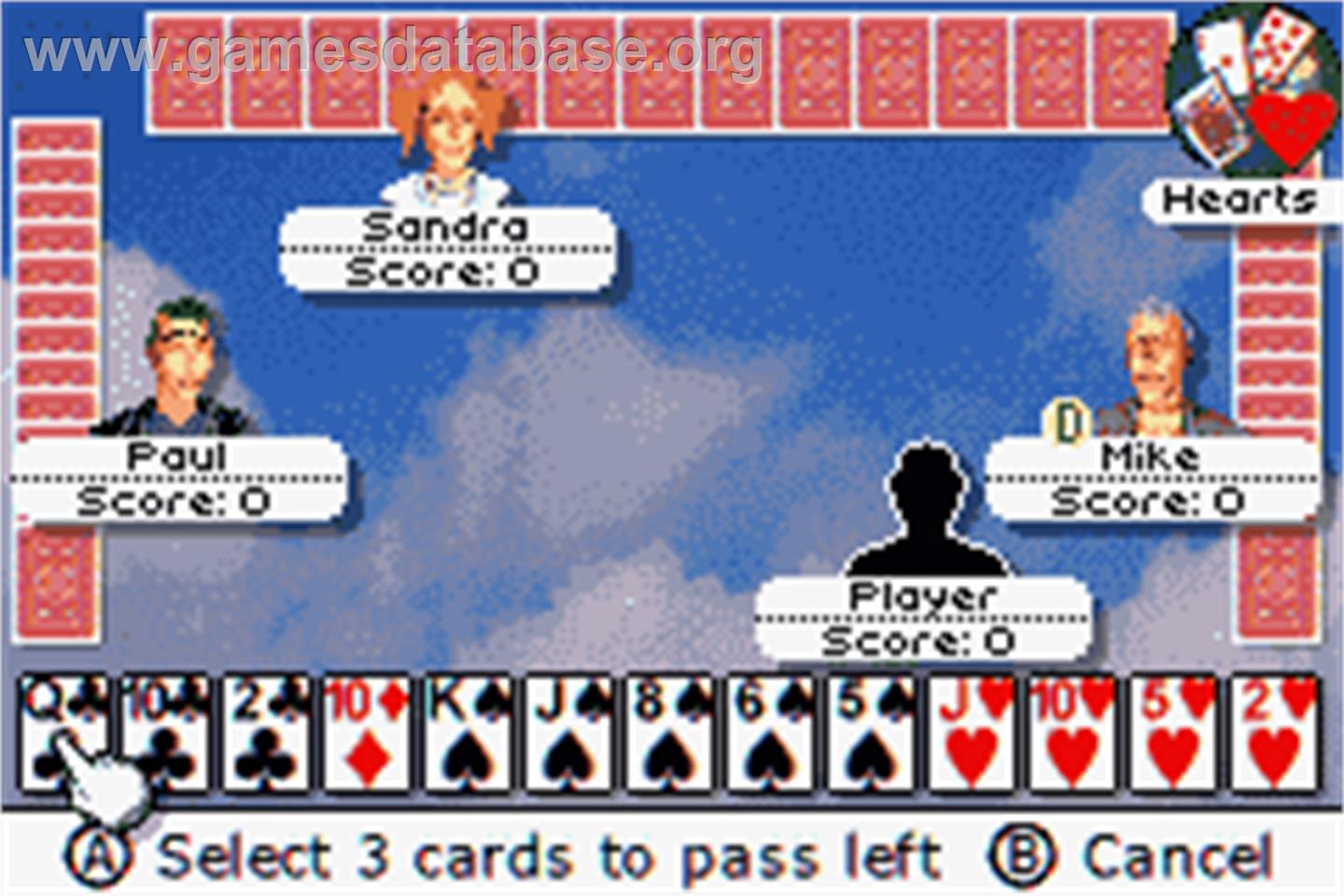 Ultimate Card Games - Nintendo Game Boy Advance - Artwork - In Game