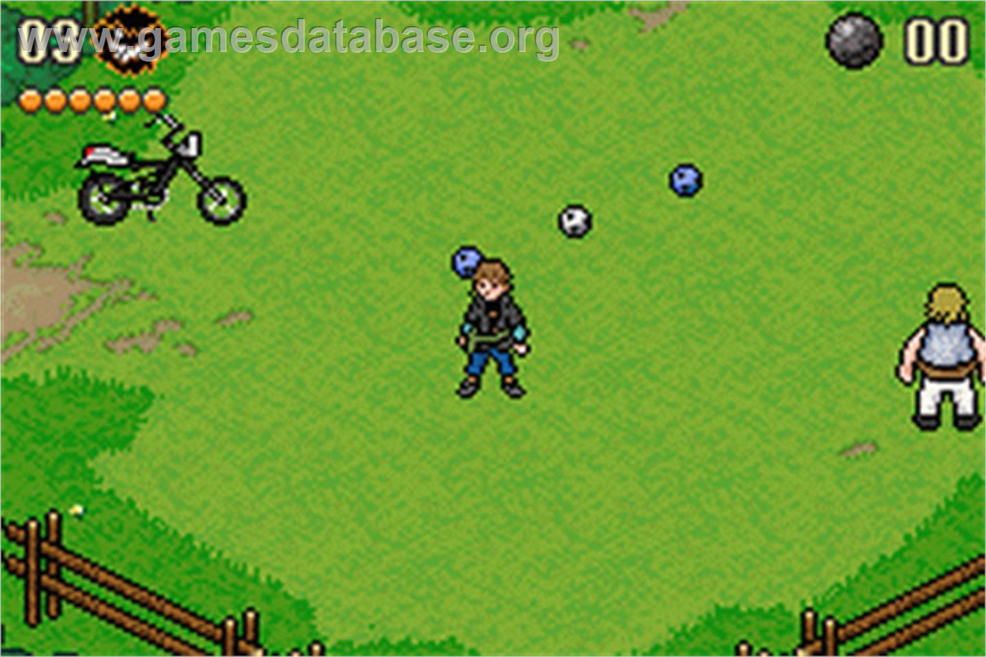 Wilden Fussball-kerle, Die - Entscheidung Im Teufelstopf - Nintendo Game Boy Advance - Artwork - In Game