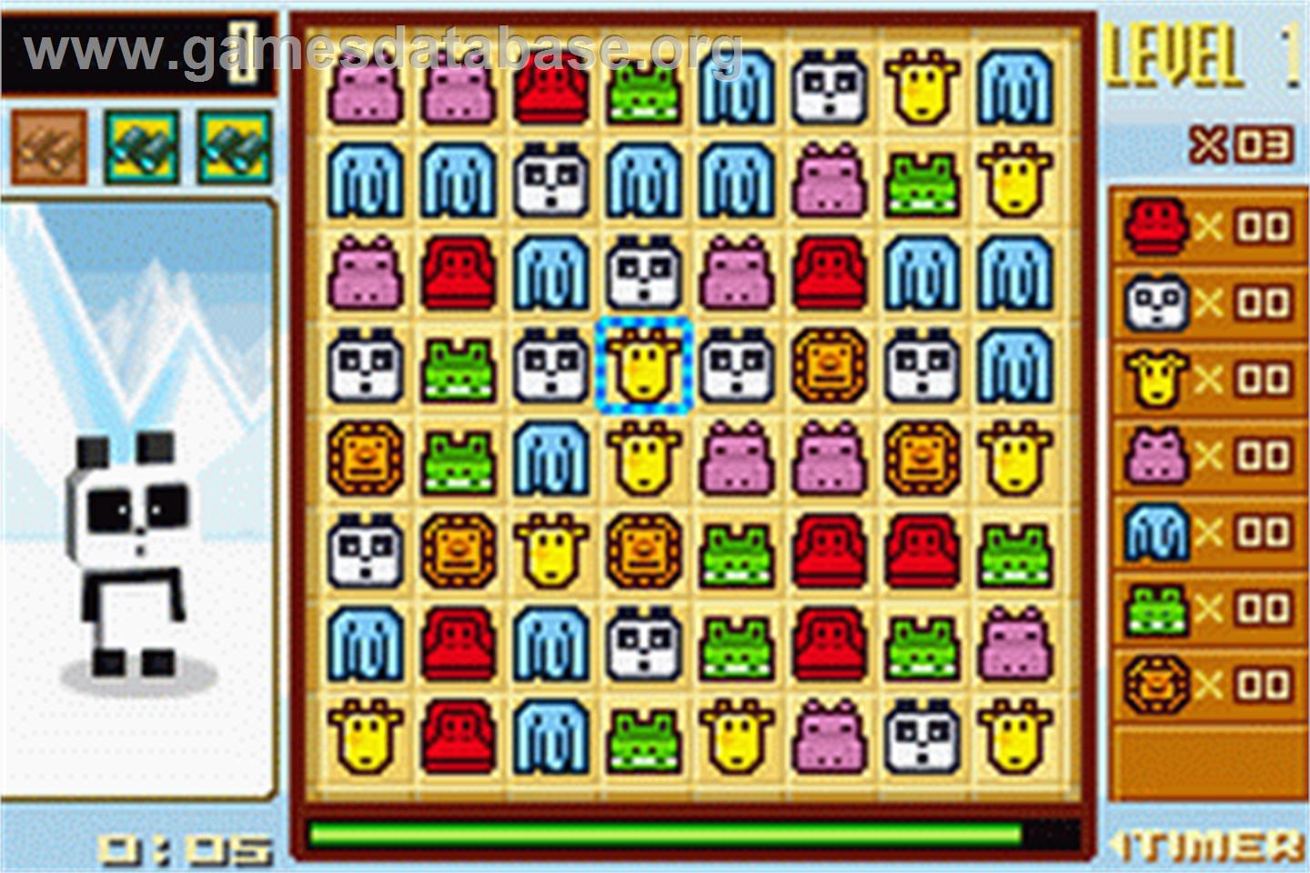 Zooo - Action Puzzle Game - Nintendo Game Boy Advance - Artwork - In Game