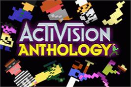 Title screen of Activision Anthology on the Nintendo Game Boy Advance.