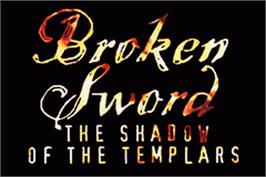 Title screen of Broken Sword - The Shadow of the Templars on the Nintendo Game Boy Advance.