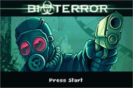 Title screen of Ct Special Forces 3 - Bioterror on the Nintendo Game Boy Advance.