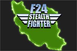 Title screen of F24 Stealth Fighter on the Nintendo Game Boy Advance.