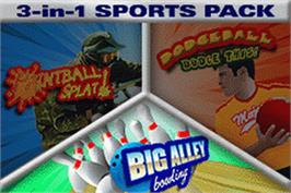 Title screen of Majesco's Sports Pack on the Nintendo Game Boy Advance.
