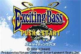 Title screen of Punching Bags on the Nintendo Game Boy Advance.