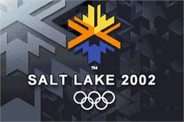 Title screen of Salt Lake 2002 on the Nintendo Game Boy Advance.