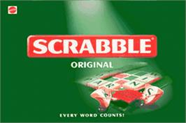 Title screen of Scrabble on the Nintendo Game Boy Advance.