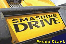 Title screen of Smashing Drive on the Nintendo Game Boy Advance.