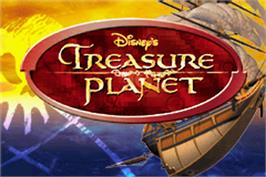 Title screen of Treasure Planet on the Nintendo Game Boy Advance.