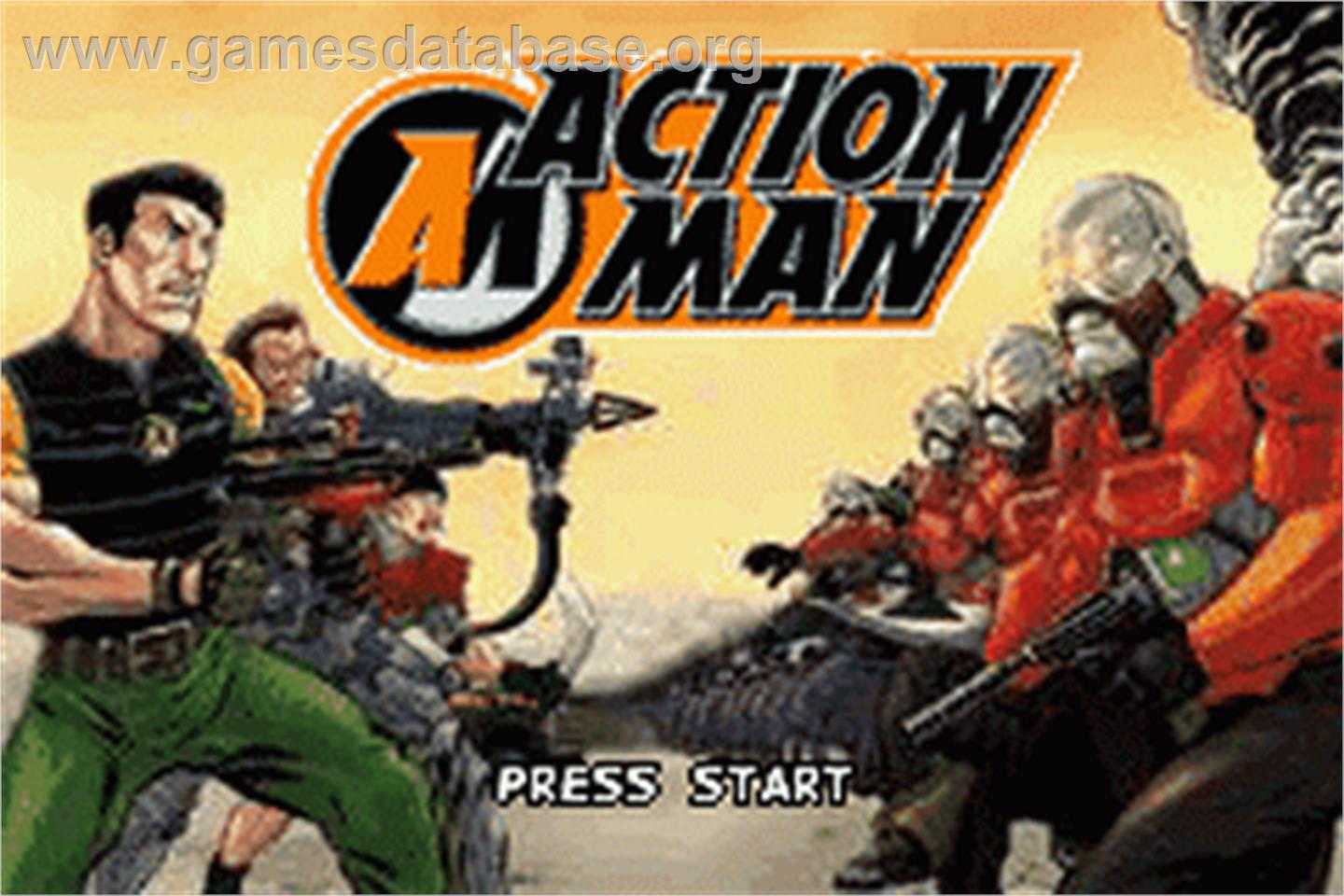 Action Man - Robot Atak - Nintendo Game Boy Advance - Artwork - Title Screen
