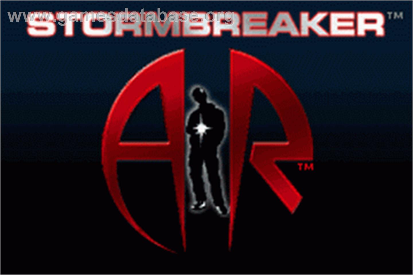 Alex Rider - Stormbreaker - Nintendo Game Boy Advance - Artwork - Title Screen