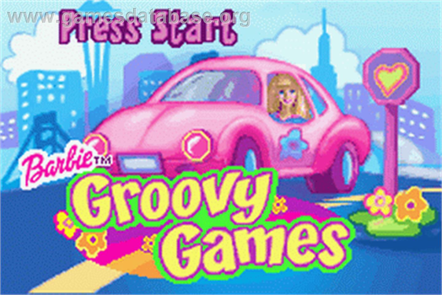 Barbie Superpack - Nintendo Game Boy Advance - Artwork - Title Screen