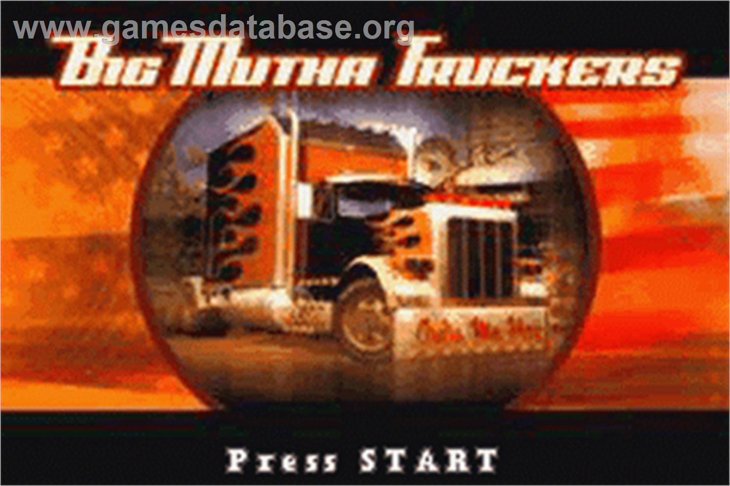 Big Mutha Truckers - Nintendo Game Boy Advance - Artwork - Title Screen
