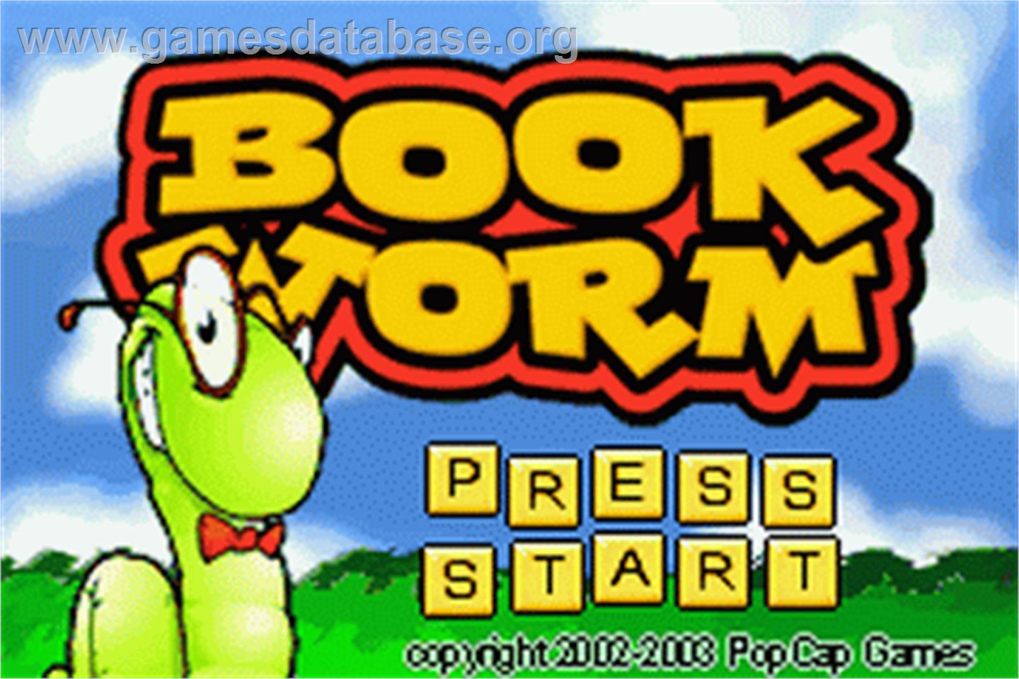 Bookworm - Nintendo Game Boy Advance - Artwork - Title Screen