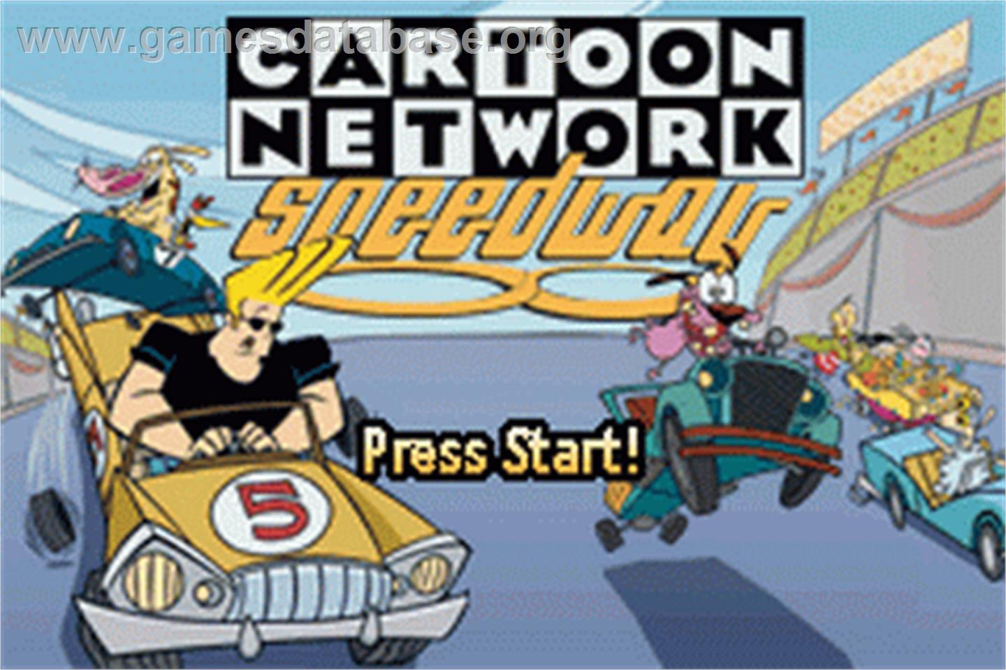 Cartoon Network Speedway - Nintendo Game Boy Advance - Artwork - Title Screen