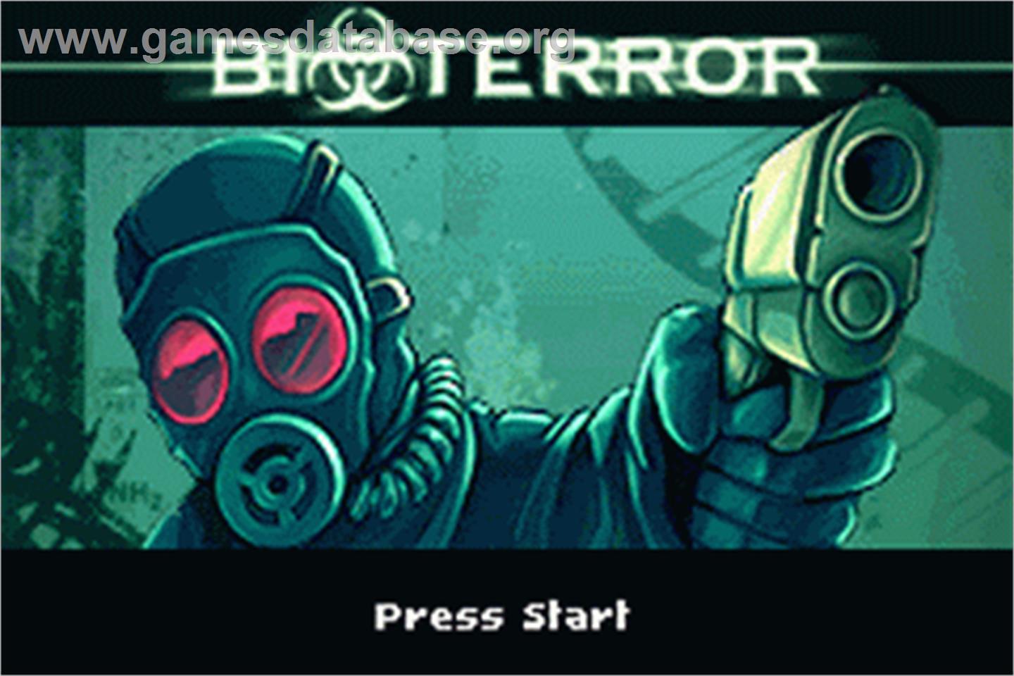 Ct Special Forces 3 - Bioterror - Nintendo Game Boy Advance - Artwork - Title Screen
