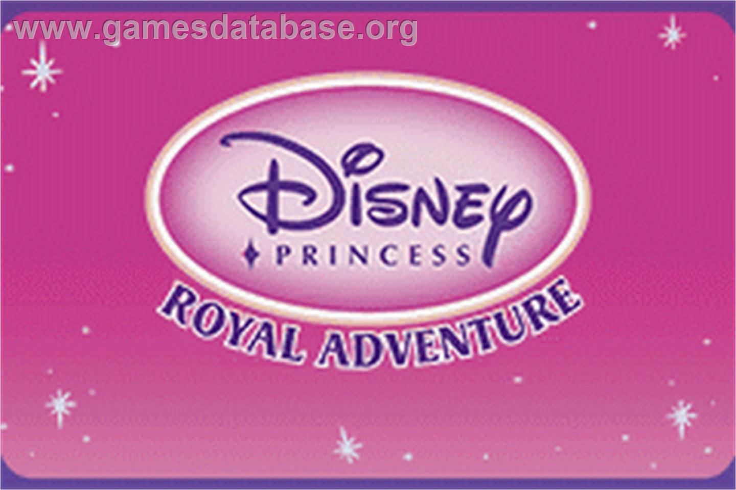 Disney Princess - Royal Adventure - Nintendo Game Boy Advance - Artwork - Title Screen