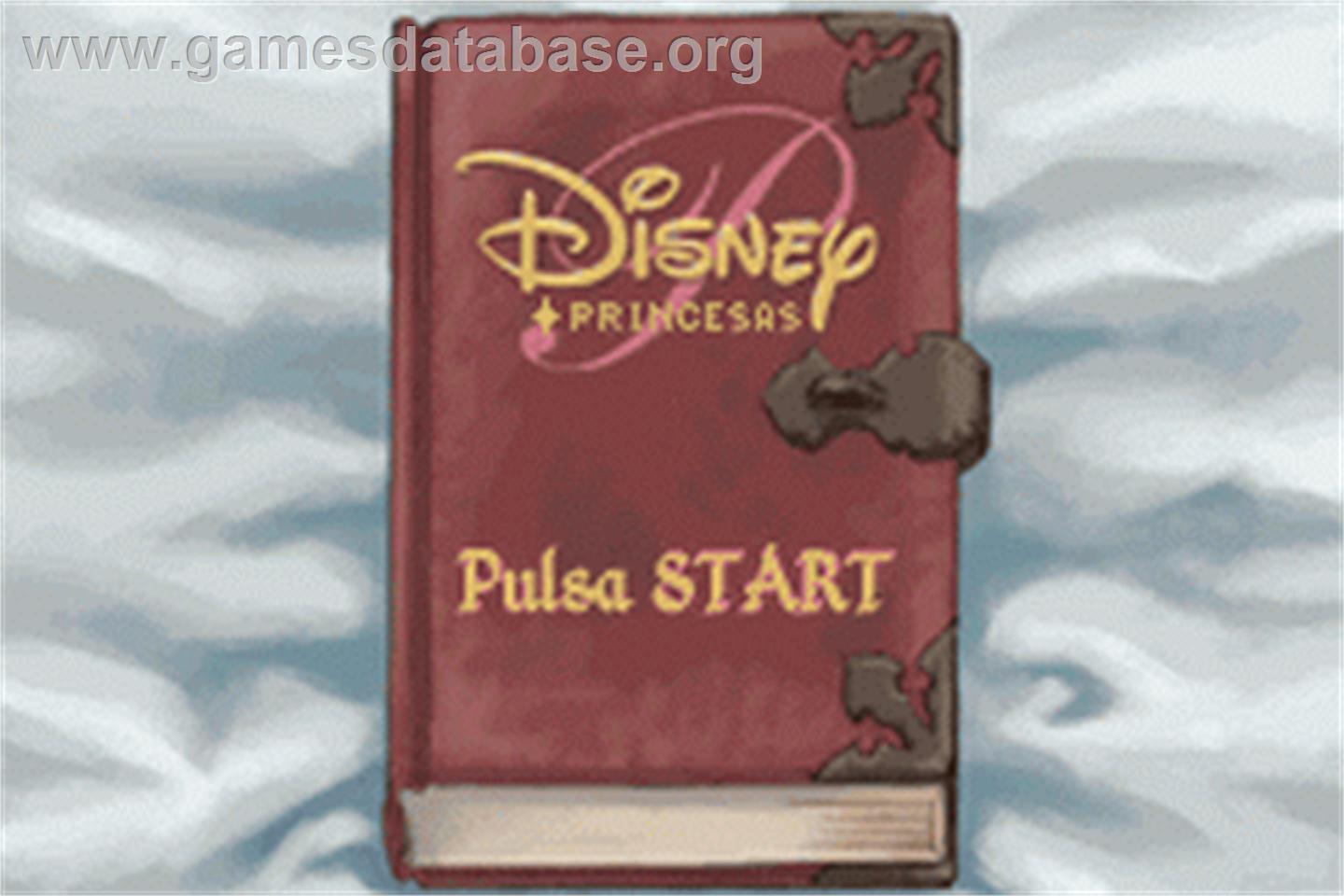 Disney Princesse - Nintendo Game Boy Advance - Artwork - Title Screen