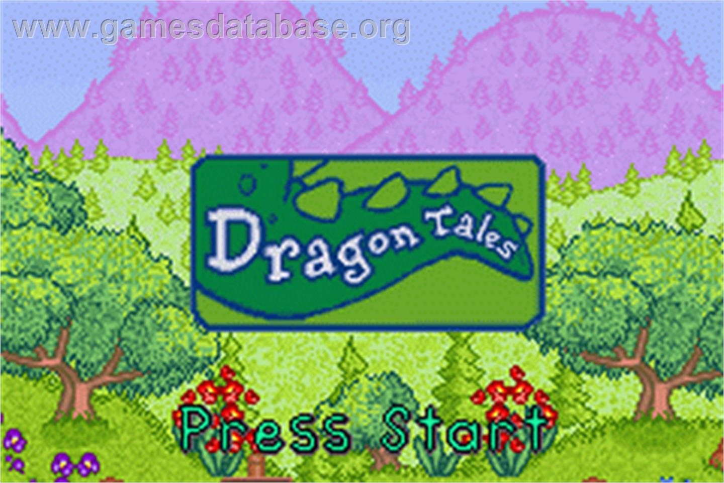 Dragon Tales - Dragon Adventures - Nintendo Game Boy Advance - Artwork - Title Screen