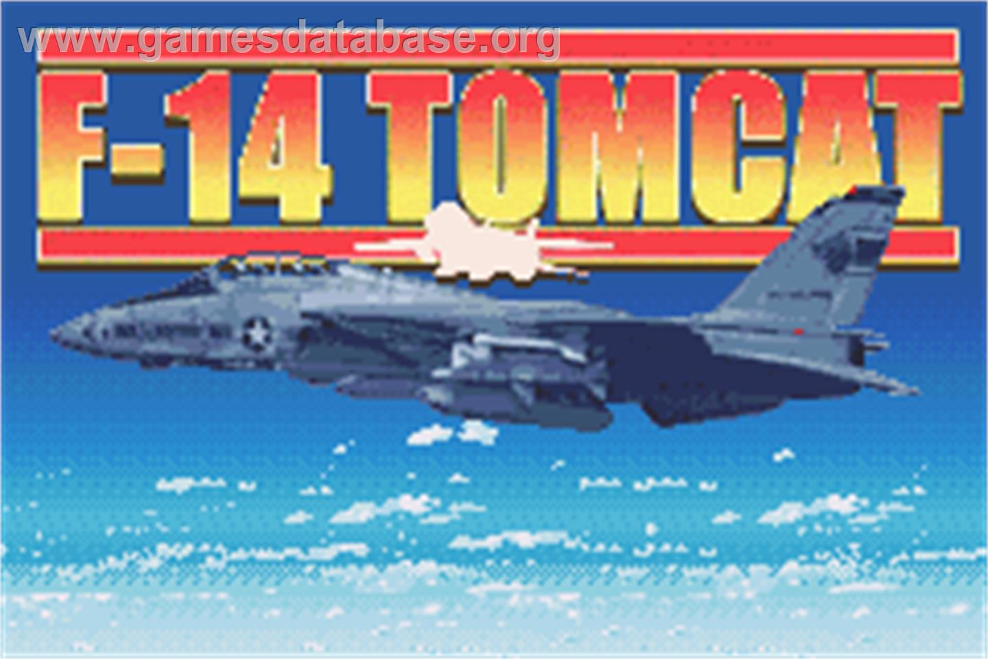 F-14 Tomcat - Nintendo Game Boy Advance - Artwork - Title Screen