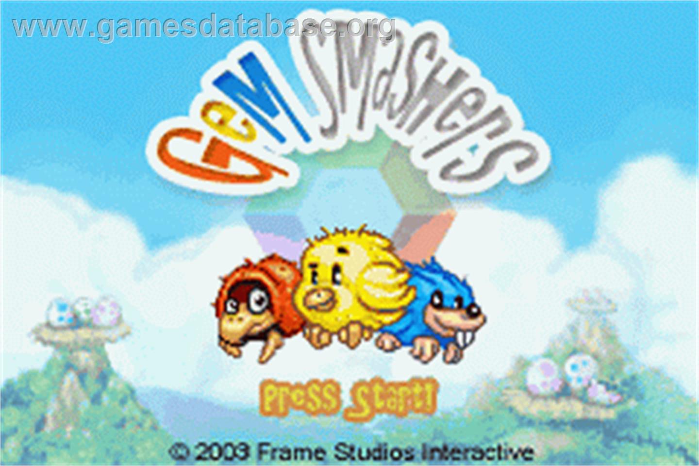 Gem Smashers - Nintendo Game Boy Advance - Artwork - Title Screen