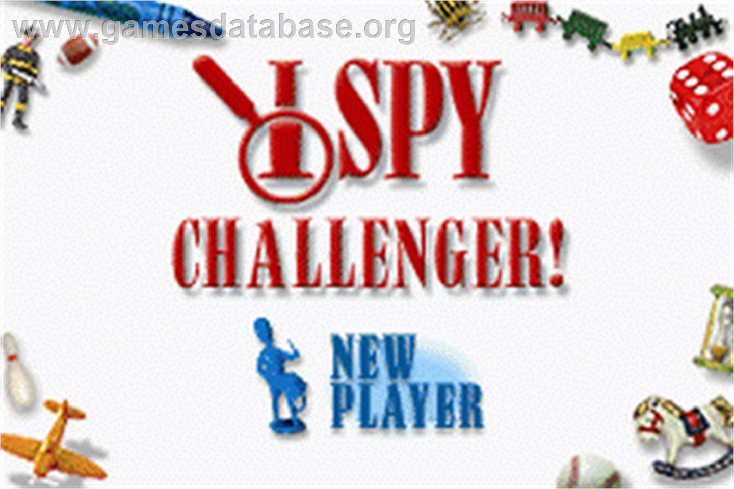 I Spy Challenger! - Nintendo Game Boy Advance - Artwork - Title Screen