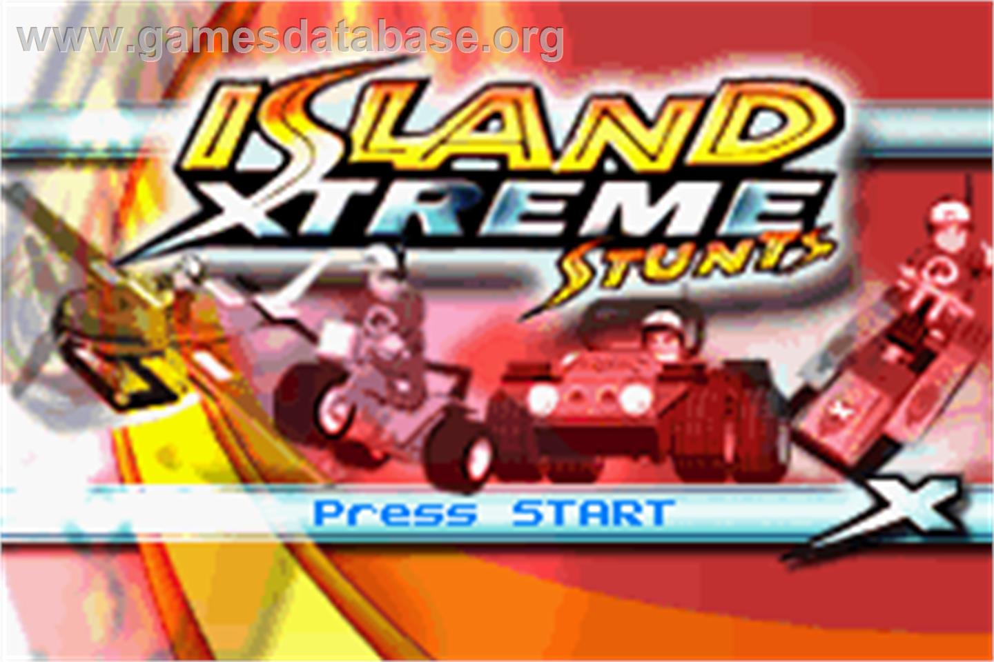Island Xtreme Stunts - Nintendo Game Boy Advance - Artwork - Title Screen