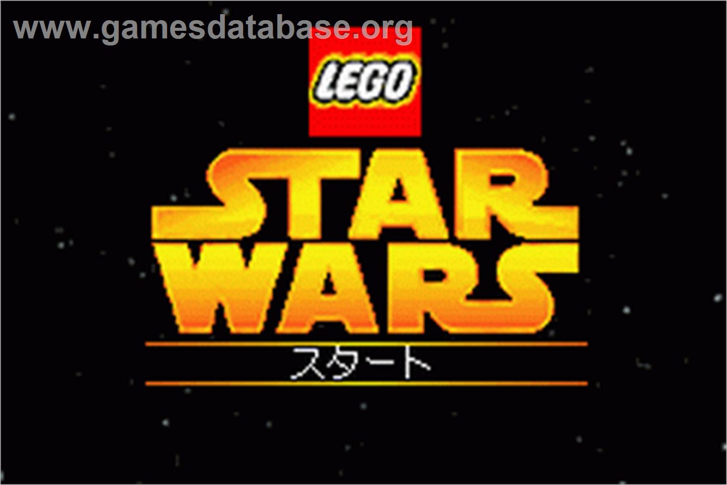 LEGO Star Wars: The Video Game - Nintendo Game Boy Advance - Artwork - Title Screen