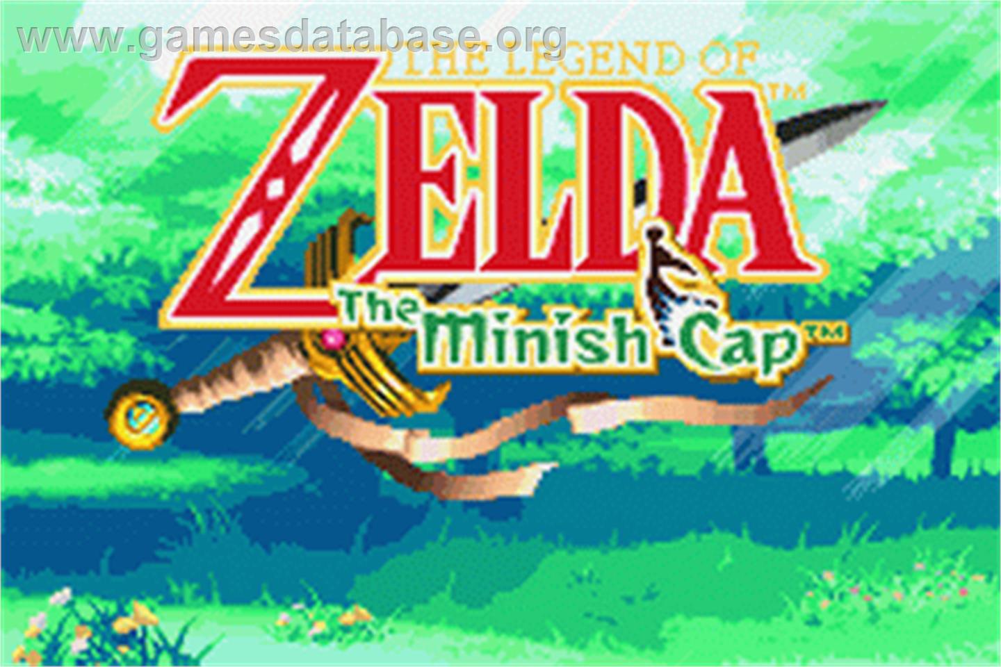 Legend Of Zelda - The Minish Cap, The - Nintendo Game Boy Advance - Artwork - Title Screen