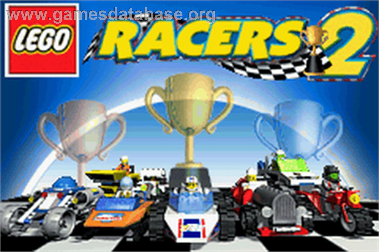Lego Racers 2 - Nintendo Game Boy Advance - Artwork - Title Screen